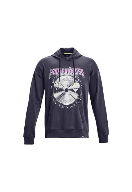 Polerón Pjt Rck Dsrpl Flc Hd Gris Hombre Under Armour