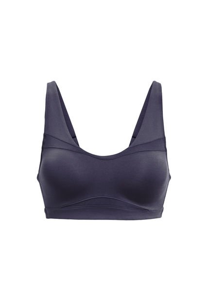 Sostén SmrtFrm Mid Mujer Gris Under Armour