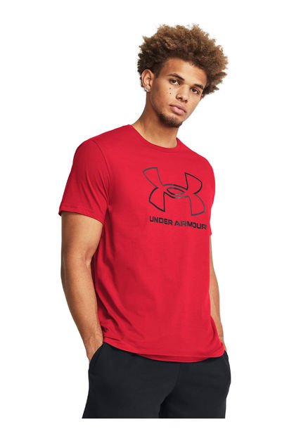 Polera UA Foundation Hombre Rojo Under Armour