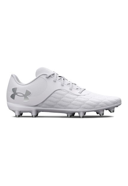 Zapato Fútbol UA Mgnetico Slct 3.0 Fg Unisex Blanco Under Armour