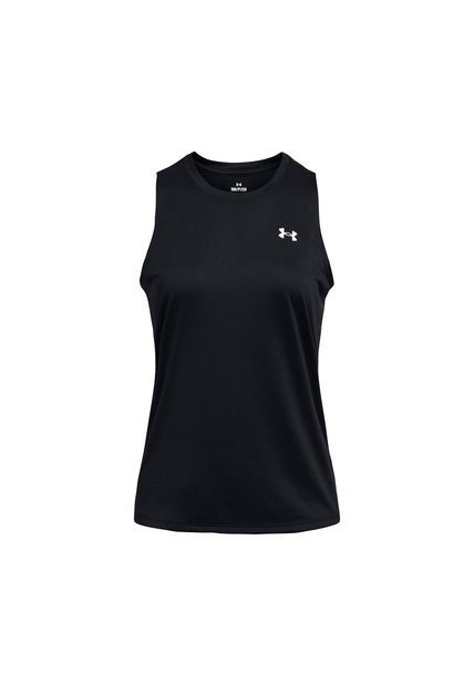 Polera Sin Mangas UA Tech Negro Para Mujer Under Armour