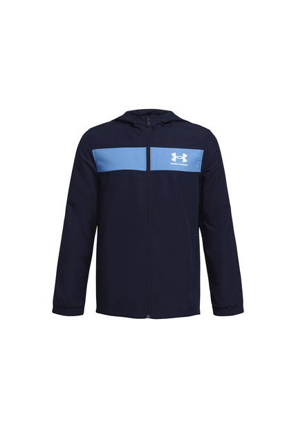 Cortavientos UA Sportstyle Azul Para Niño Under Armour