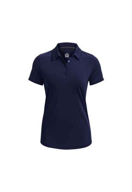 Polo S/M Golf De Play Offs Azul Mujer Under Armour