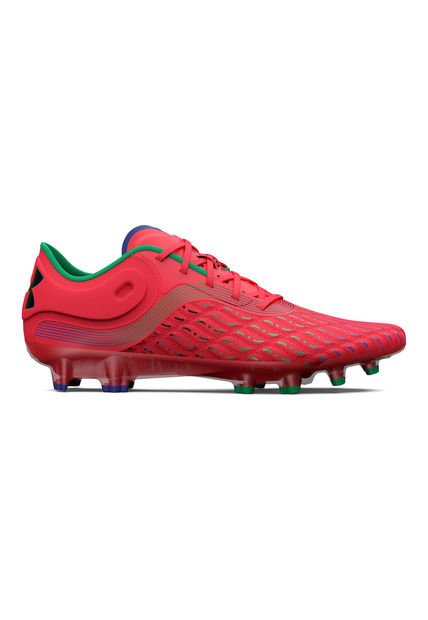 Zapatos De Fútbol UA Magnetico Elite 3 FG Mujer Rojo Under Armour