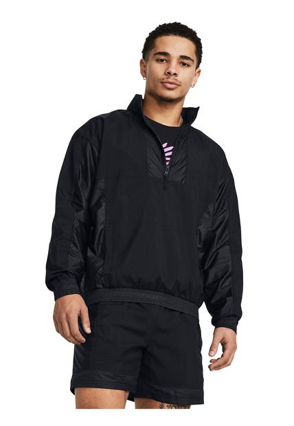 Chaqueta Tejida Curry Para Hombre Negro Under Armour