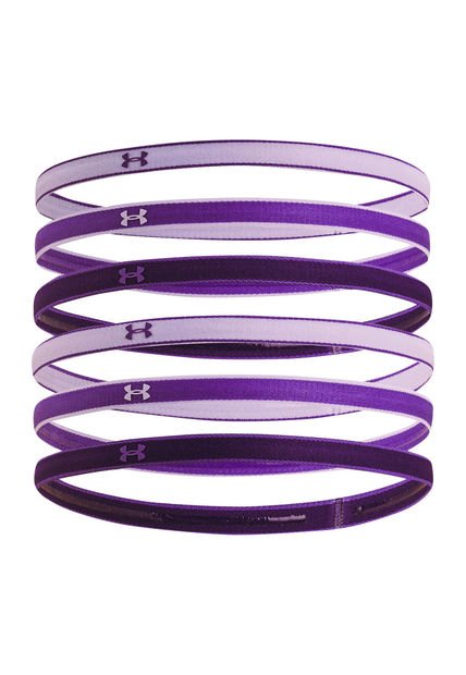 Pack 6 Mini Cintillos Para Mujer Morado Under Armour