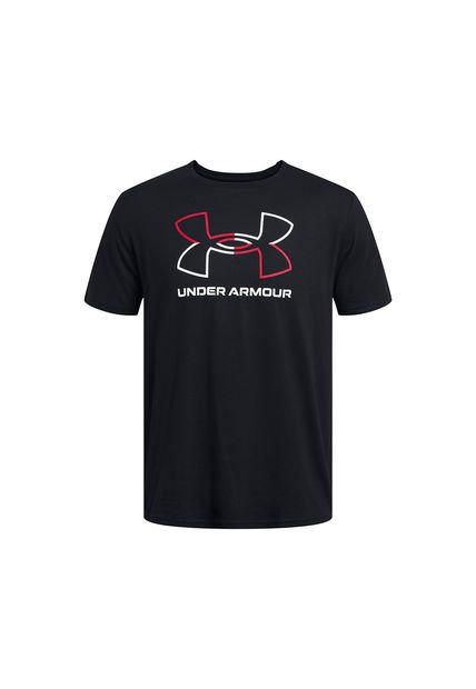 Polera Manga Corta Foundation Hombre Negro Under Armour