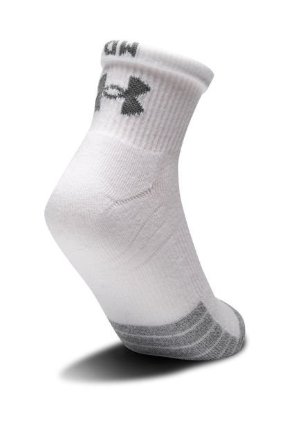 Calcetín Heatgear Quarter 3Pk Blanco Under Armour - Compra Ahora | Dafiti Chile