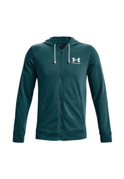 Chaqueta Hombre Ua Rival Terry Lc Fz Verde Under Armour