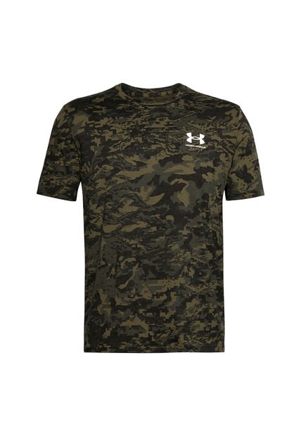 Polera Hombre Abc Camo Negro Under Armour