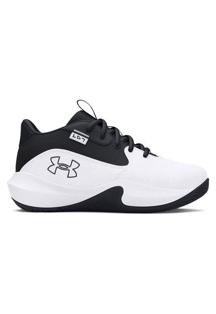 Zapatillas Basketball Lckdown7 Niño Blanco Under Armour