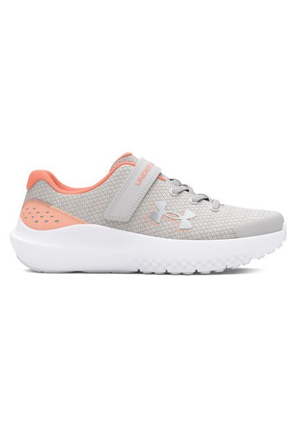 Zapatillas Run Surge 4 AC Para Niña Gris Under Armour