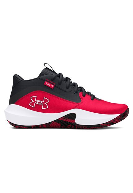 Zapatillas Bsketball Lockdown 7 Niño Rojo Under Armour