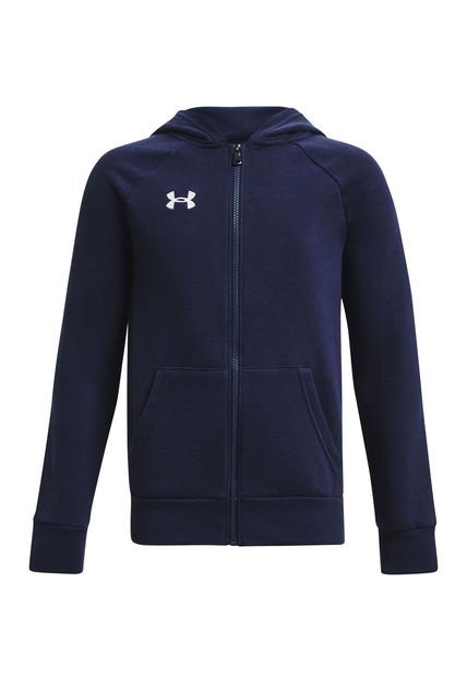 Polerón UA Rival Fleece Para Niño Marino Under Armour