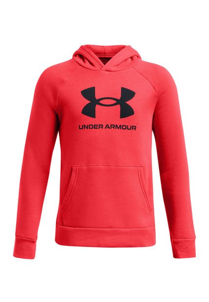 Polerón UA Rival Para Niño Rojo Under Armour