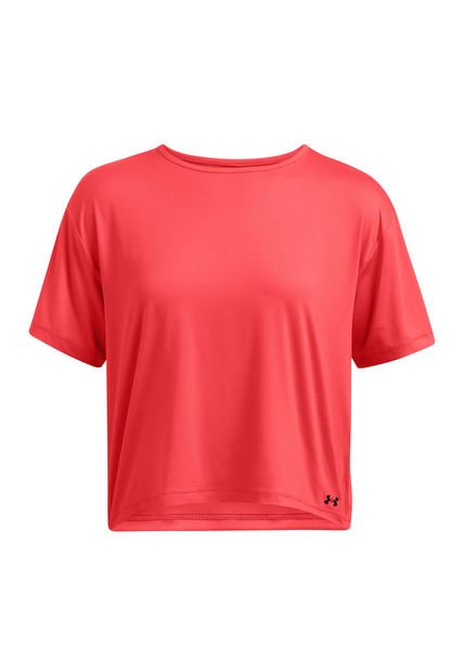 Polera Manga Corta Motion Para Mujer Rojo Under Armour