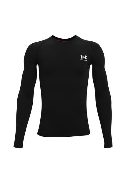 Polera M/L Niño Ua Hg Armour Ls-Blk Negro Under Armour