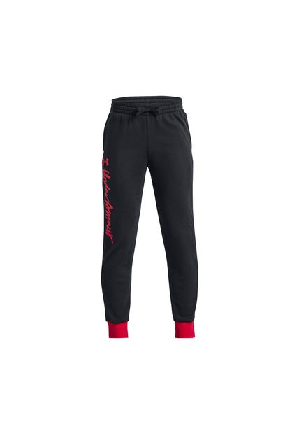 Pantalón Jogger Fleece UA Rival Niño Negro Under Armour