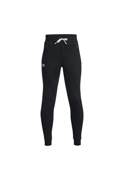 Pantalón Banderín UA Para Niño Negro Under Armour