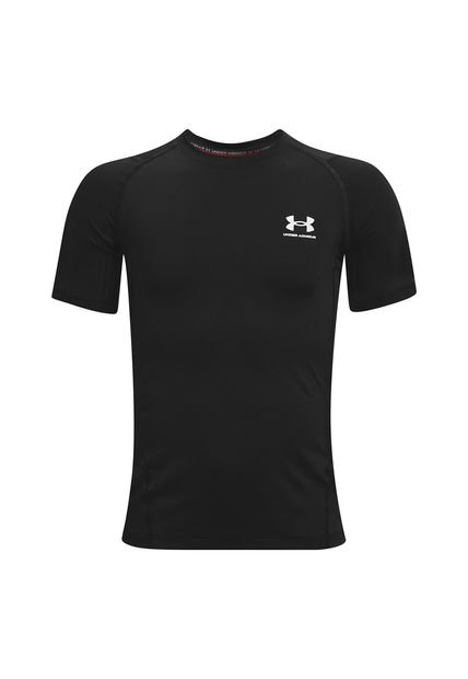 Polera Manga Corta UA HeatGear® Niño Negro Under Armour