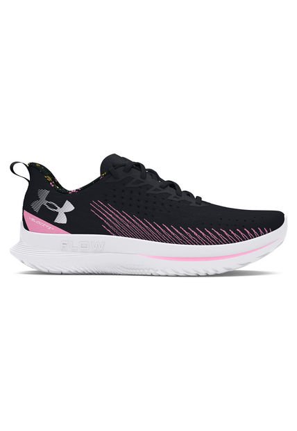 Zapatillas Run Velociti4 Flor Mujer Negro Under Armour