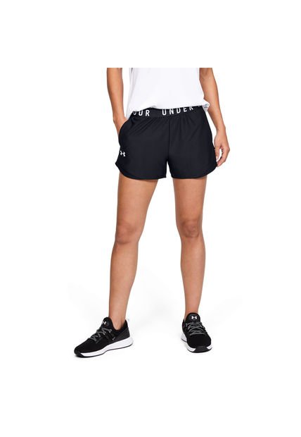 Short Mujer Play Up Shorts 3.0-B Negro Under Armour