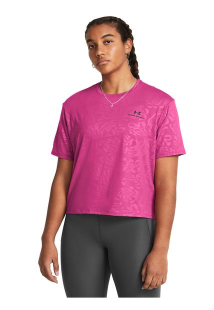 Polera Croptop Vanish Energy Mujer Rosado Under Armour