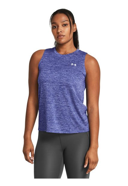 Polera Sin Mangas UA T Twist Mujer Morado Under Armour