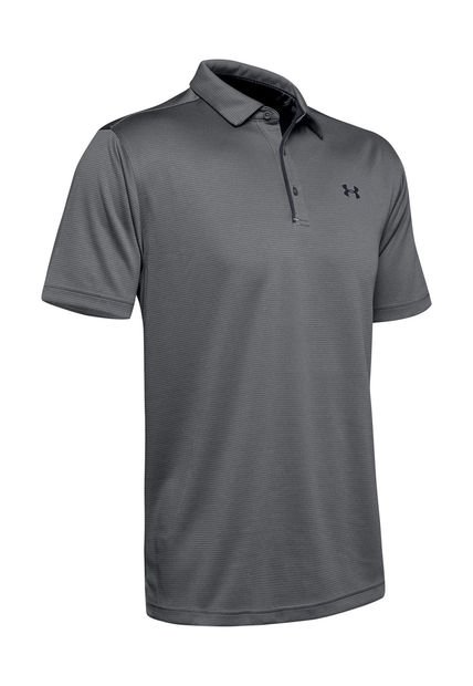 Polera Hombre Tech Polo Gris Under Armour