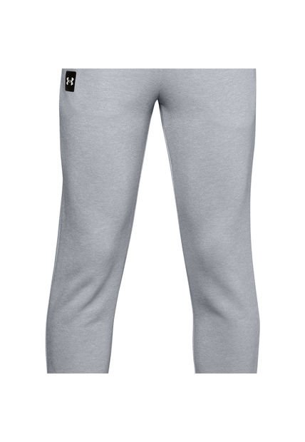 Jogger UA Rival Fleece Para Niño Gris Under Armour