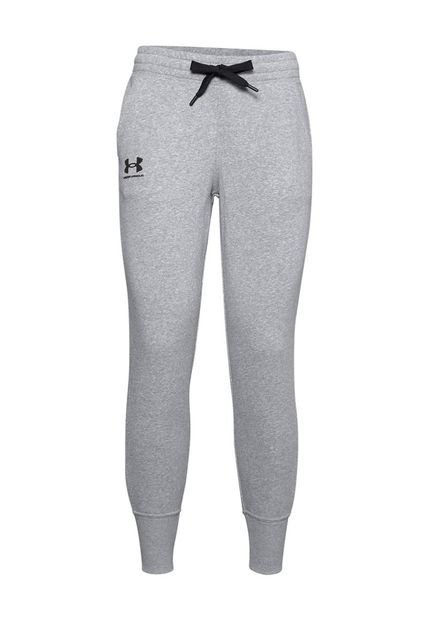 Pantalón Mujer Rival Fleece Joggers Gris Under Armour