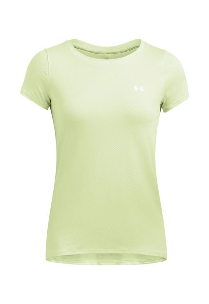 Polera Manga Corta HeatGear Mujer Verde Under Armour