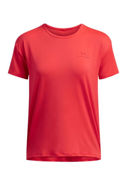 Polera Manga Corta Vanish Mujer Rojo Under Armour