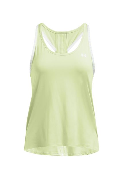 Polera Sin Mangas Knockout Mujer Verde Under Armour