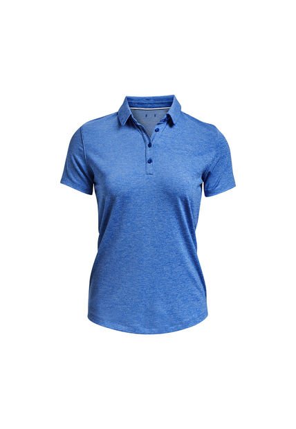 Polo De Manga Corta Zinger Para Mujer Azul Under Armour