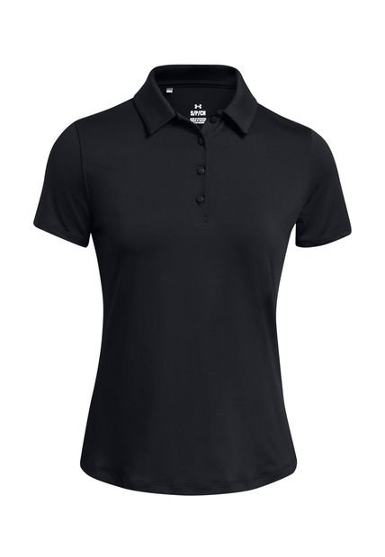 Polo De Manga Corta Playoff Mujer Negro Under Armour