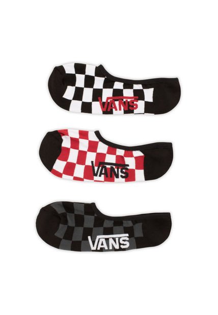 Calcetín Hombre Classicsupernoshow (3Pk) Red Check Vans