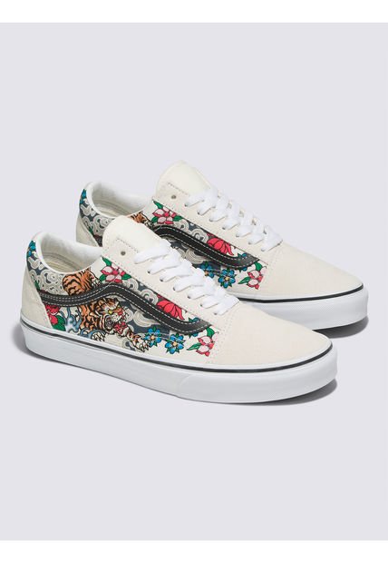 Zapatilla Urbana Unisex Old Skool Crema Vans