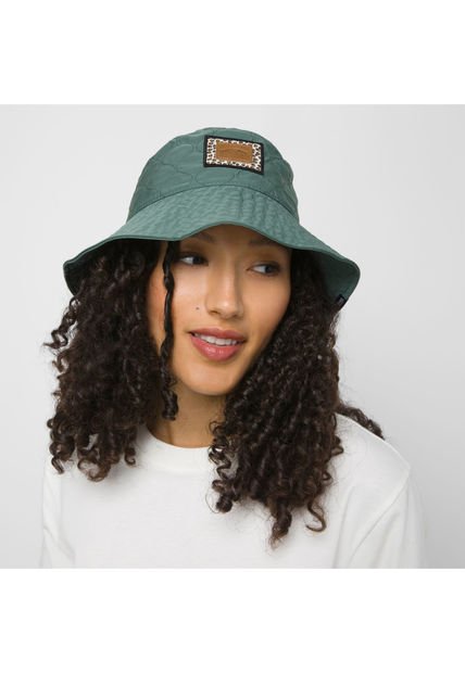 Gorro Bucket Animal Mix Bucket Ha Verde Mujer Vans