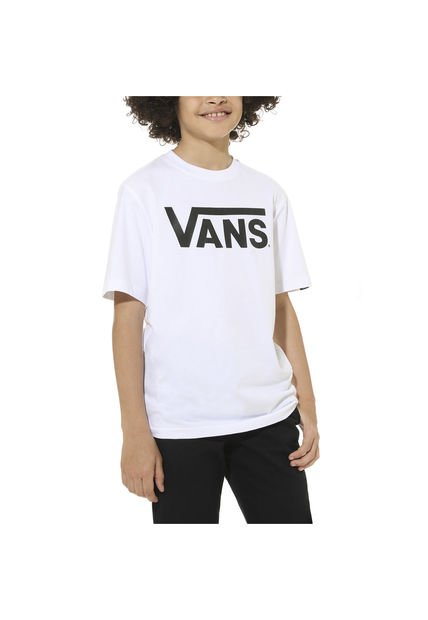 Polera M/C Niño BY CLASSIC BOYS Blanca Vans