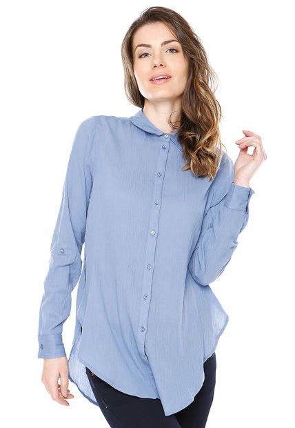 Blusa Midnight Hour Azul Vero Moda