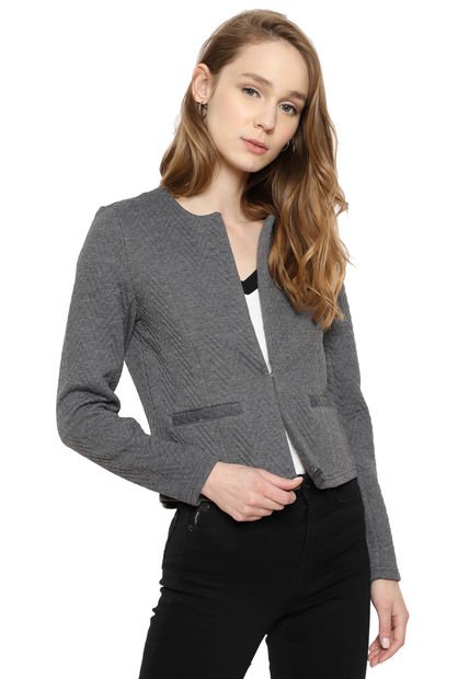 Blazer Structure Gris Vero Moda - Calce Regular