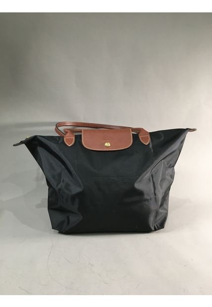 Cartera Negro Longchamp Producto De Segunda Mano