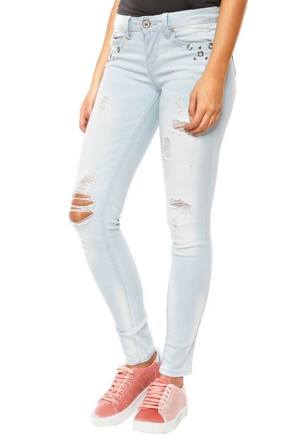 Jeans Denim Celeste Wados - Calce Ajustado