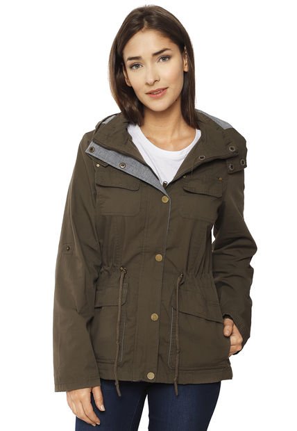 Chaqueta M/L Solid Verde Oliva Wados - Calce Regular