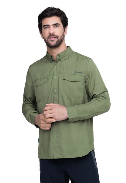 Camisa Bund Hombre Verde Weinbrenner