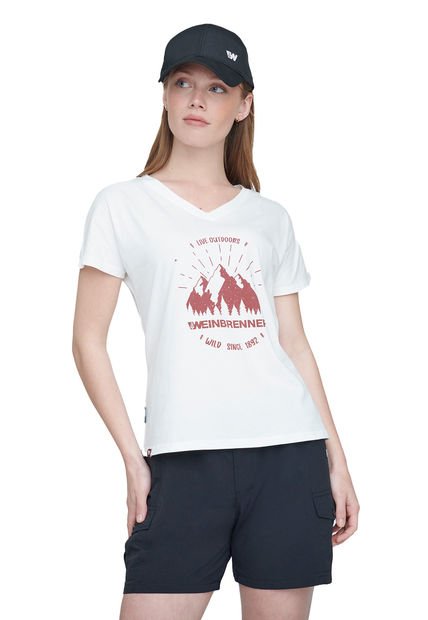 Polera Nevada Mujer Blanco Weinbrenner