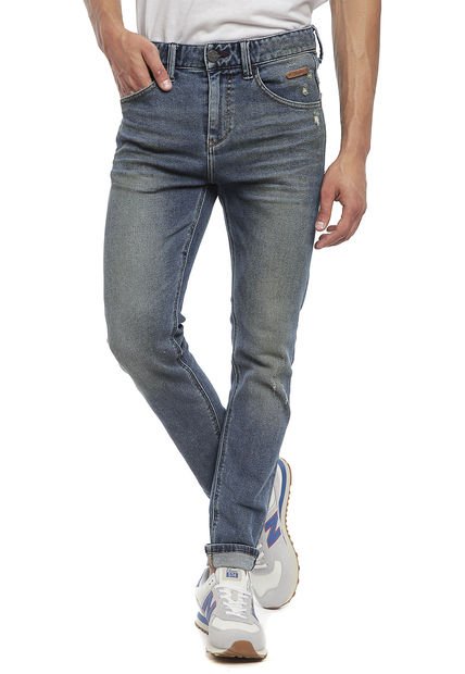 Jeans Wrangler Deyton Azul - Calce Skinny - Compra Ahora | Dafiti Chile
