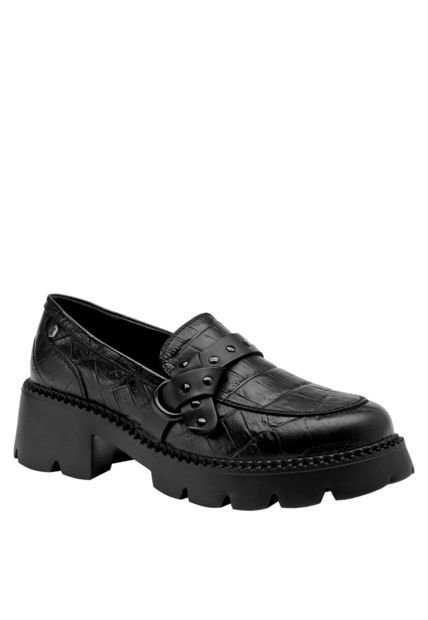 Mocasín Casual Mujer Negro Zappa