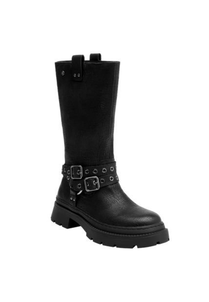 Bota Casual Mujer Negro Zappa